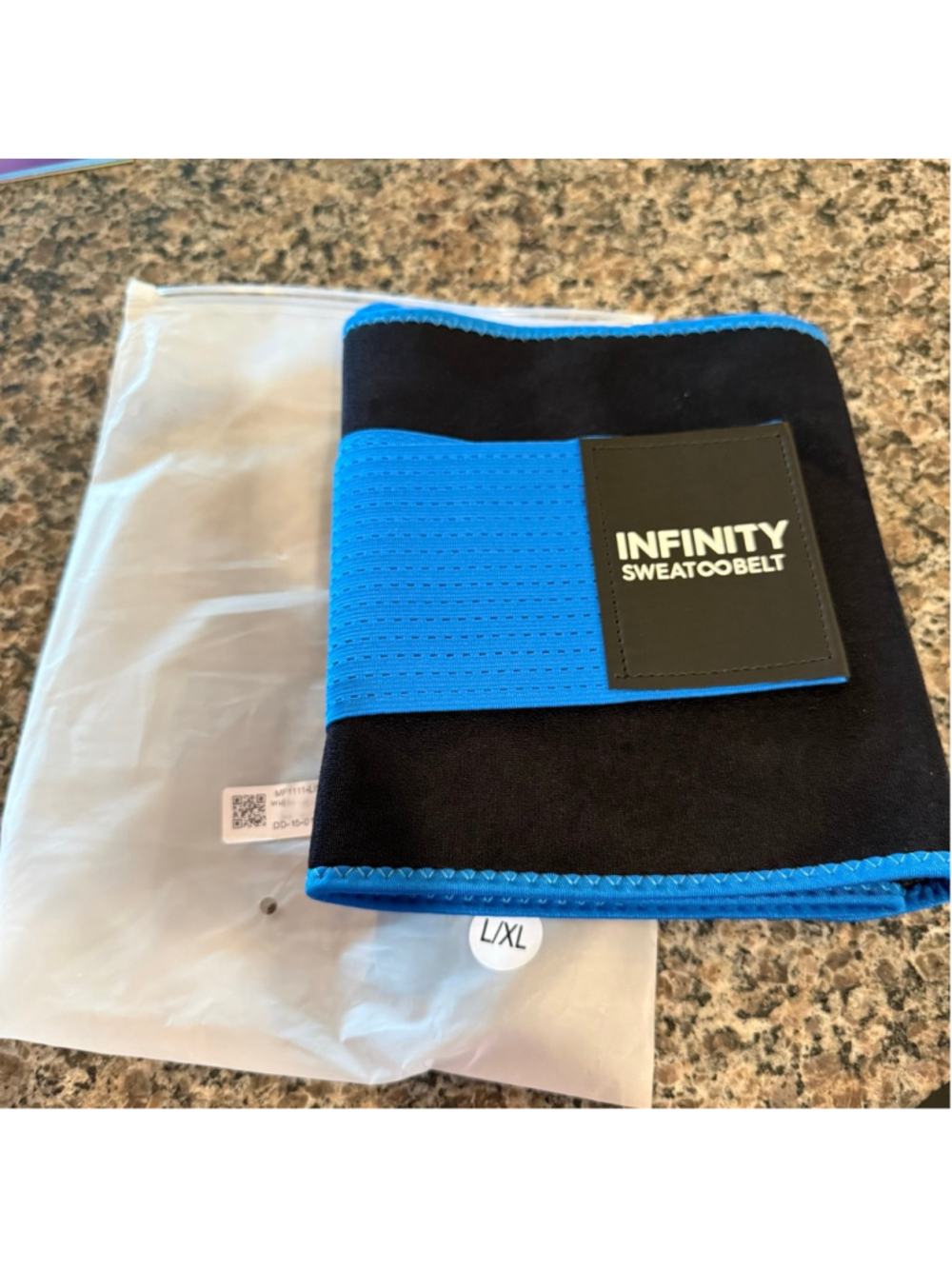 INFINITY Black & Blue Shapewear L/XL